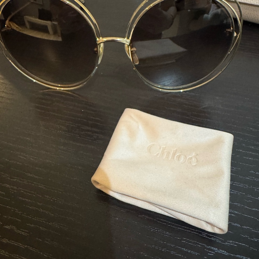 Chloè Carlina Sunglasses Gold - Picture 15 of 16